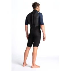 C-Skins Element 3/2mm Mens Shorty Wetsuit Black Slate Cyan - Extra Large XL -Sports Surfing Shop 2048x blank copy4 17161