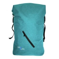Dry Life 40 Litre Waterproof Soft Tarp Backpack - Grey -Sports Surfing Shop 40 teal front 79526