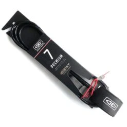 Ocean Earth One XT Surfboard Leash 7ft Black