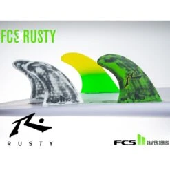 FCS II Rusty RP PC TriQuad Surfboard Fin Set Medium -Sports Surfing Shop 4918 3 l