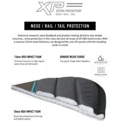 Ocean Earth 9ft6 Aircon 10mm XP Longboard Travel Bag -Sports Surfing Shop 5945 5 l