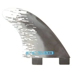FCS GXQ Quad Rear Surfboard Fins - Red Smoke