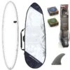 NSP 7ft6 Mini Mal Surfboard Package -Sports Surfing Shop 6131 l