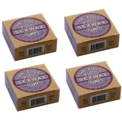 SexWax Quick Humps 2X Cold Water Surf Wax - 4 Block Pack