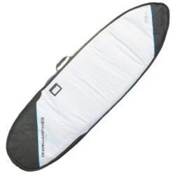 Ocean Earth Double Compact Shortboard XP Surfboard Travel Bag Silver - 6ft
