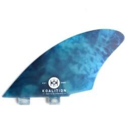 Koalition Keel Surfboard Fins Blue Malachite FCS