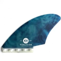 Koalition Keels Surfboard Fin Set Blue Malachite Futures