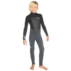 C-Skins Junior Legend 5/4/3mm Wetsuit Back Zip Black - J3XL -Sports Surfing Shop 7139 2 l
