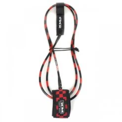 XM Chequered 6ft Surfboard Leash Regular Black Red