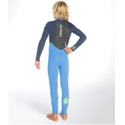 C-Skins Junior Legend 5/4/3mm Wetsuit Back Zip Cyan Ink Blue - J2XL -Sports Surfing Shop 7782 5 l
