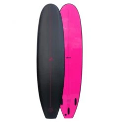Foamie 8ft Drifter Surfboard Black Pink