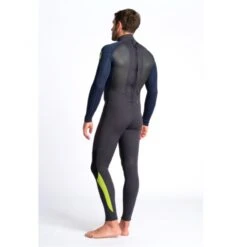 C-Skins Element 3/2mm Mens Wetsuit Anthracite Slate Lime - Large Tall LT -Sports Surfing Shop cel32mbzanslliquarter2 15966