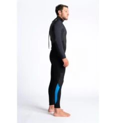 C-Skins Element 3/2mm Mens Wetsuit Black Anthracite Cyan - Large Tall LT -Sports Surfing Shop cel32mbzbkancyside1 64300