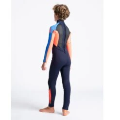 C-Skins Element 3/2mm Junior Wetsuit Slate Navy Flo Red - J2XL -Sports Surfing Shop cel32stjsnfrbltdquarter2 23011