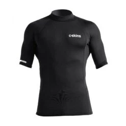 C-Skins Mens Rash Vest Black - Small