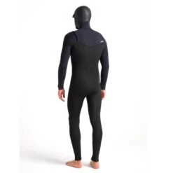 C-Skins Session Hooded 5/4mm Wetsuit - Medium Small MS -Sports Surfing Shop cskinssession54hoodedchestzipwetsuitsteamerquarter2 copy 2 77044