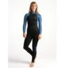 C-Skins Surflite 3/2mm Womens Wetsuit Back Zip - UK 8 -Sports Surfing Shop csl32wbzbkcswhfront 84256