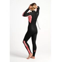 C-Skins Surflite 3/2mm Womens Wetsuit Back Zip Rose Tie Dye - UK 8 -Sports Surfing Shop csl32wbzbkrotdroquarter2 33087