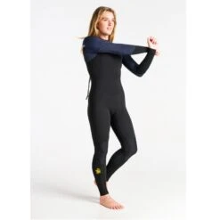 C-Skins Solace 3/2mm Womens Wetsuit Back Zip - UK 14 -Sports Surfing Shop cso32wbzbkbssfquarter1 10037