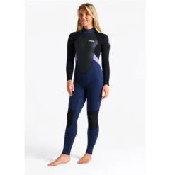 C-Skins Element 3/2mm Womens Wetsuit Bluestone Lilac - UK 8 -Sports Surfing Shop element womens 3x2 fl stmr lilac qtr1 48290