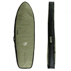 Creatures Double Fish Surfboard Travel Bag 6ft7 Military Green