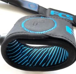 FCS 9ft Freedom Helix Longboard Ankle Leash Blue Black -Sports Surfing Shop img0811 38221