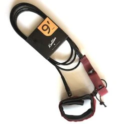 Koalition 9ft Longboard Knee Leash Red Black -Sports Surfing Shop img1767 58557