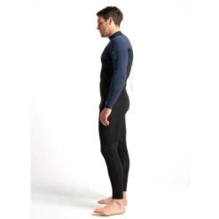 C-Skins Session 4/3mm Wetsuit GBS Back Zip - Large Tall LT -Sports Surfing Shop mens sessionbz4x3 ultracyan side1 72790