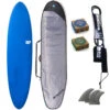 NSP 7ft6 ProTech MiniMal Surfboard Package Navy -Sports Surfing Shop protech mm bulldog blue 70327
