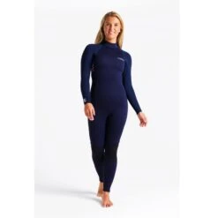 C-Skins Surflite 4/3mm Womens Wetsuit Back Zip Slate Multi - UK 8 Short -Sports Surfing Shop womens surflite 4x3 gbs stmr slate multi front 22145